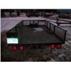 Image 1 : 2007 6'x10' single axle trailer Steel deck, expanded wire side rails, spare tire.  Good for atvs or?