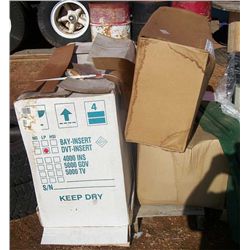 Gas O-Clearance Fireplace in Box w/ Set of Pipe and Conversion Kit for Propane to Natural Gas.