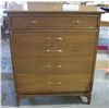 Image 1 : Vintage 4 Drawer Maple Dresser .