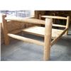 Image 1 : Queen Pine Log Bed w/ Log Siderails .
