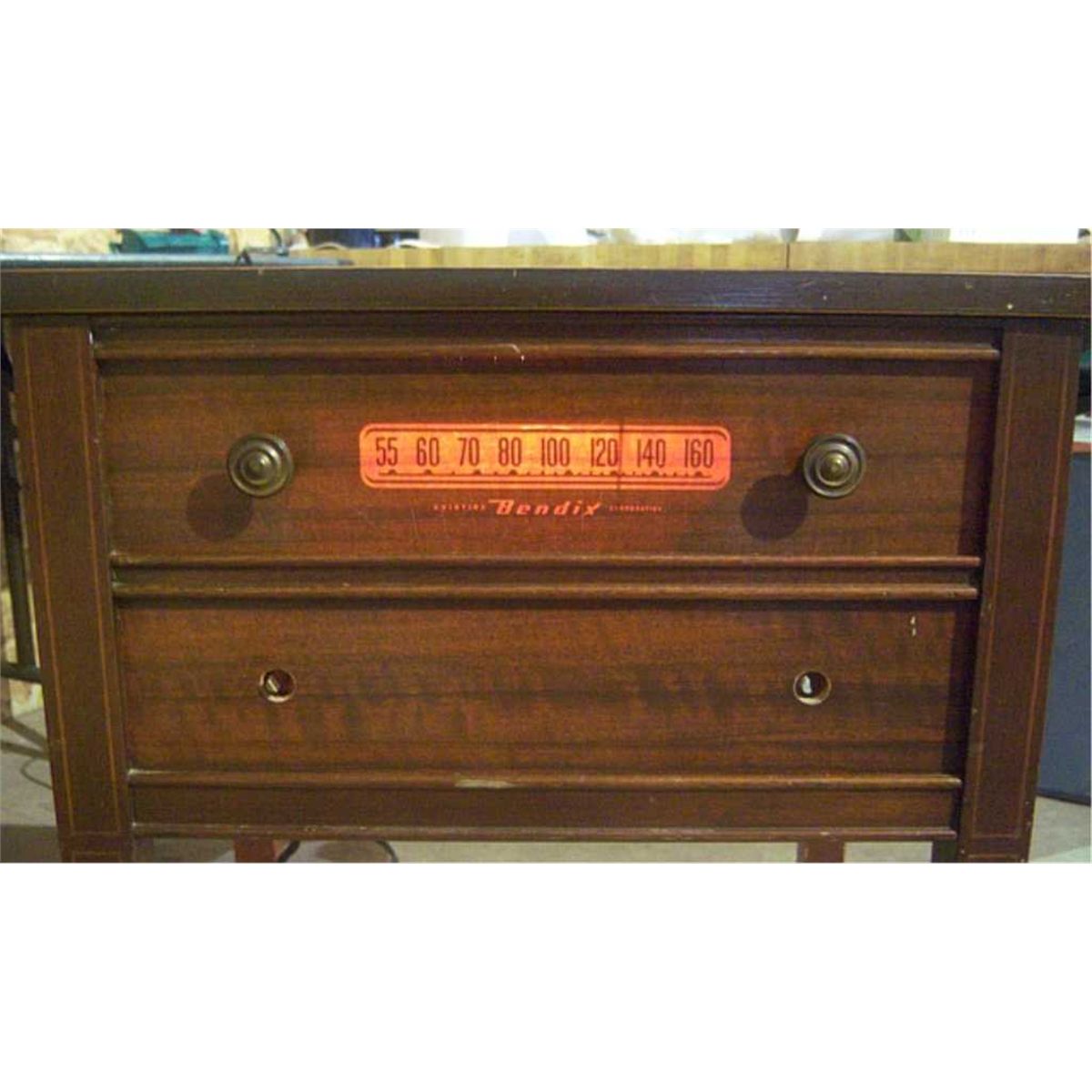 Bendix Aviation Corporation Radio Table, Model # 646A, Stamped March 11 ...