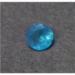 #2 Loose Stone: Blue Topaz (Simulated), 1.15 carat Diamond Cut, Round, Permanent, 6mm, Japan