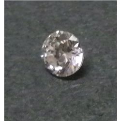 #3 Loose Stone: Cubic Zerconia, 1.25 carats, AAA White, Diamond Cut, Round, 6mm, Russia