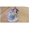 Image 1 : Porcelain Colonial figurine (dancing) Man and Woman dancing.  Marked;    made in occupied Japan.  4-