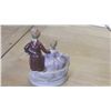 Image 3 : Porcelain Colonial figurine (dancing) Man and Woman dancing.  Marked;    made in occupied Japan.  4-