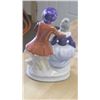 Image 2 : Porcelain Colonial figurine (Sitting) Colorful Man and Woman sitting.  Marked;    made in occupied J
