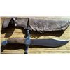 Image 2 : Daniel Boone Authentic Replica Bowie Knife in Box w/ Certificate of  Authenticity, Engraved "DB" w/ 