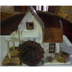 Water Wheel Bird House .