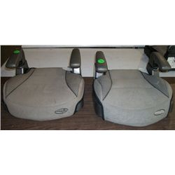 2 Evenflo Booster Seats w/ Cupholders .