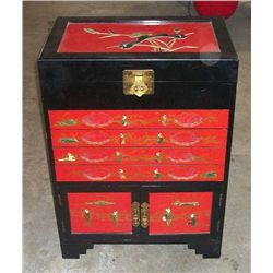 Oriental Silverware Cabinet .