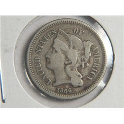 1866 3 cent NICKEL