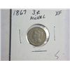 Image 3 : 1867 3 cent NICKEL