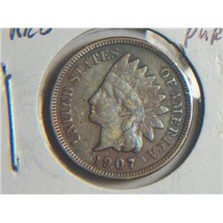 1907 INDIAN HEAD CENT