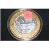 Image 1 : Harrah's Limited Edition $10 Gaming Token"Silver Strike"