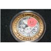 Image 1 : Harrah's Limited Edition $10 Gaming Token"Silver Strike"