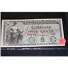 Image 1 : 5 Cent Military Payment Certificate