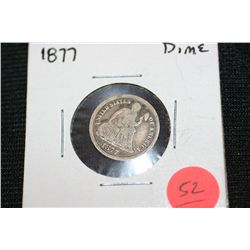 1877 Seated Liberty Dime