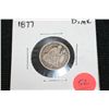 Image 1 : 1877 Seated Liberty Dime