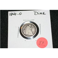 1840-O Seated Liberty Dime