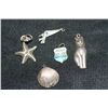 Image 1 : Silver Charms, lot of 5