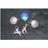 Image 1 : Silver Charms, Lot of 5