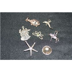 Silver Charms, Lot of 7