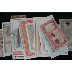 Foreign Bank Notes various dates & conditions, Lot of 20