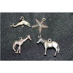 Silver Charms, Lot of 5