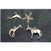 Image 1 : Silver Charms, Lot of 5