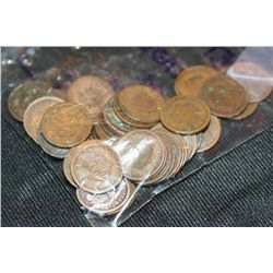 Lot of 43 Indian Head Pennies