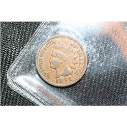 1891 Indian Head Penny