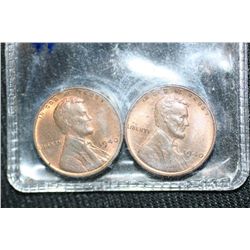 Lot of 4 Pennies; 1940-D, 1942, 1940, and 1941