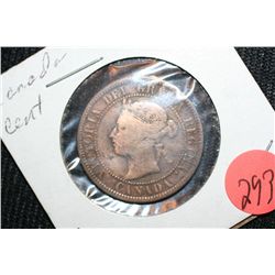 1886 Canadian Penny