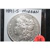 Image 1 : 1891-S Morgan $1