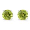 Image 1 : Genuine 2.50 ctw Peridot Stud Earring 14kt Yellow or White Gold 0.96g