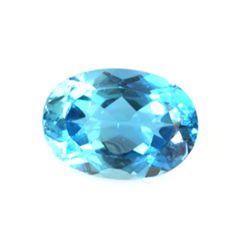 Natural 7.48ctw Sky Blue Topaz Oval Cut Stone