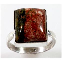 27.99 ctw Tiger Eye 0.925 Sterling Silver Ring