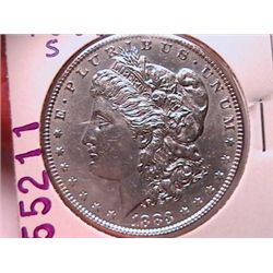 1883-S Morgan Dollar Ch AU55