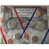 Image 1 : 1996 P&D UNCIRCULATED MINT SET INCLUDING the 1996W ROOSEVELT DIME (11 COINS)