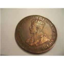 1916 GREAT BRITAIN LARGE ONE PENNY