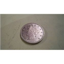 1883 NO CENTS LIBERTY NICKLE, AU