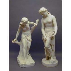 A mid Victorian Royal Worcester Parian ty...