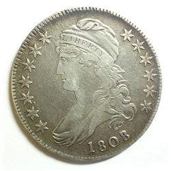 1808 Bust half $  Fine