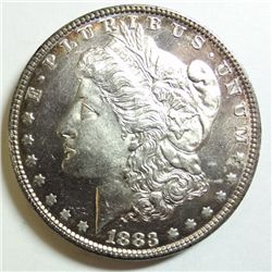 1883  Morgan $   A REAL BEAUTY lite golden brown tone