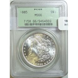 1885  Morgan $ PCGS66