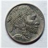 Image 1 : GENUINE HOBO NICKEL ON A 1919 BUFFALO NICKEL