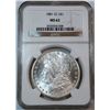 Image 1 : 1881CC  Morgan $  NGC62