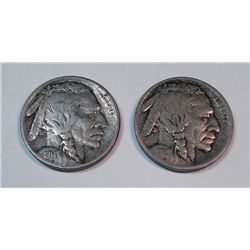 1913D T1 Buffalo nickel  VF