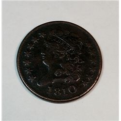 1810 half cent  F/VF