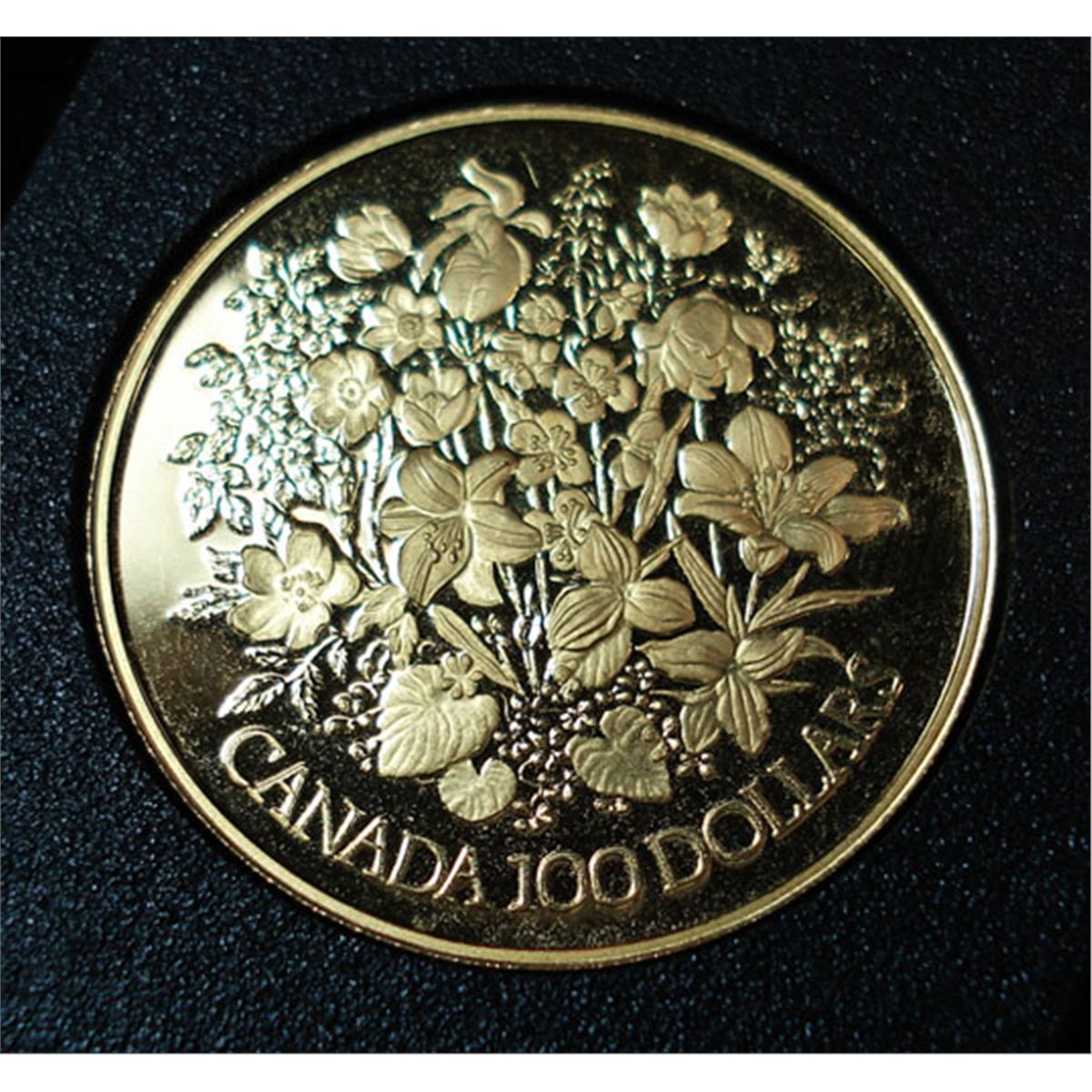 1977 Canada Silver Jubilee Proof $100 Gold Coin .5 oz Gold